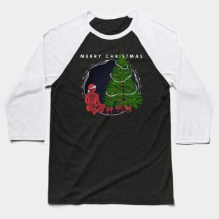 Christmas Greeting Baseball T-Shirt